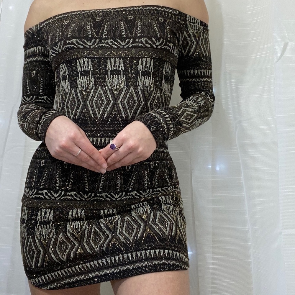 Mini Glittery Dress